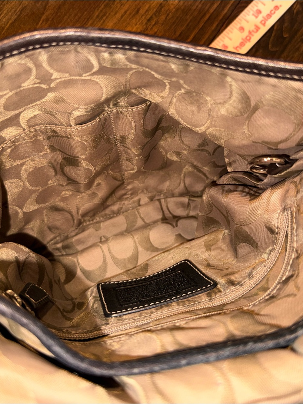 Coach Black Leather Crossbody Bag with Buckle Detail - Picture 5 of 6
